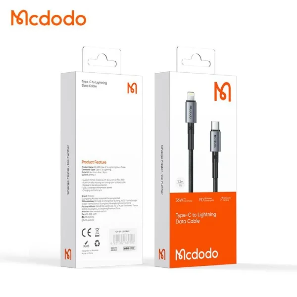 کابل لایتنینگ به USB-C مک دودو مدل