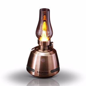 اسپیکر بلوتوثی BLUESEED BS-605 طرح چراغ نفتی با نور LED و بلوتوث 5.0